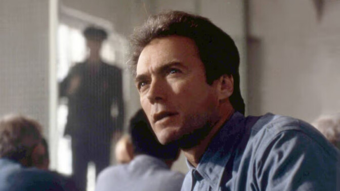 Clintan på Alcatraz.