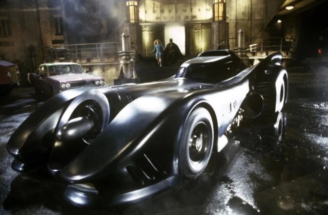 Batmobilen i "Batman" från 1989.