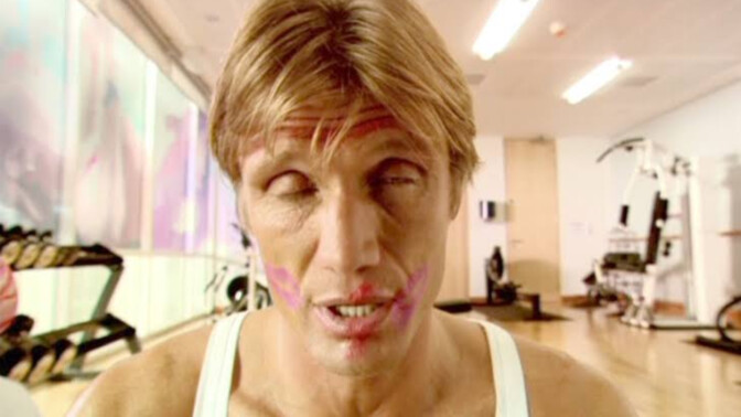 Dolph Lundgren i "Fat Slags".