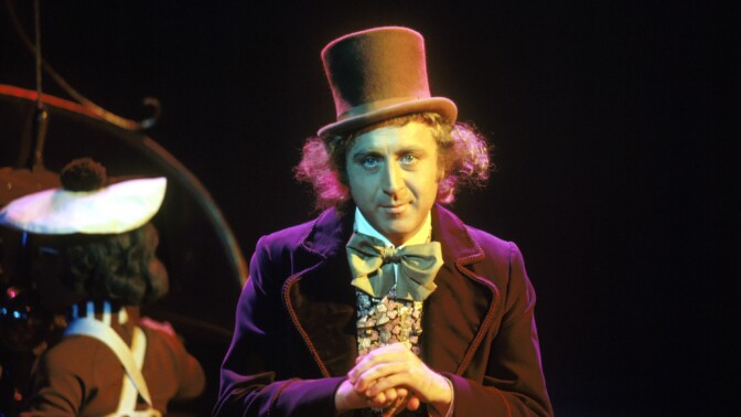 Gene Wilder som Willy Wonka.