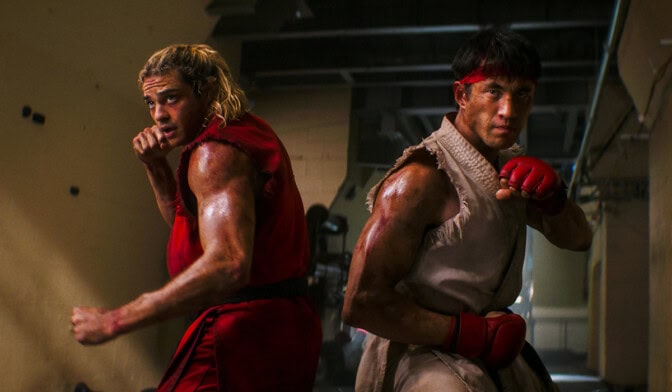 Andrew Koji och Noah Centineo i "Street Fighter".
