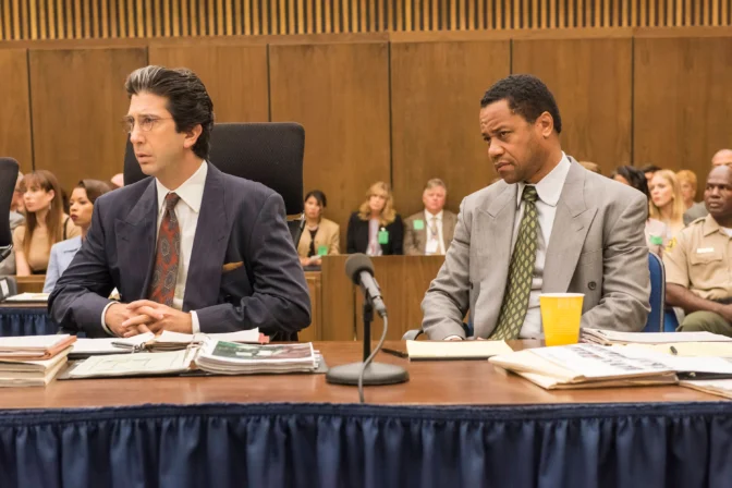 O.J. Simpson i rätten.