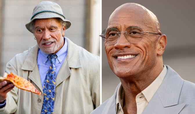 Dwayne Johnson känns knappt igen som 70-åring i nya filmen ”Lizard Music”
