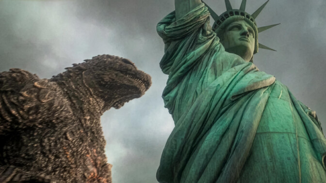 "Godzilla" drar till USA – och det gör regissören också.