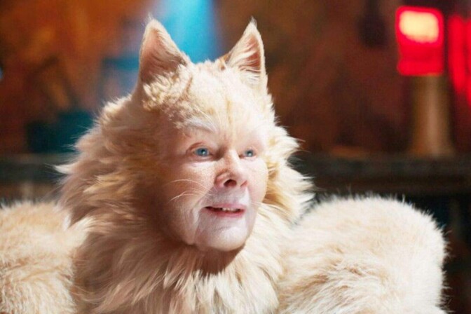 Judi Dench som katt