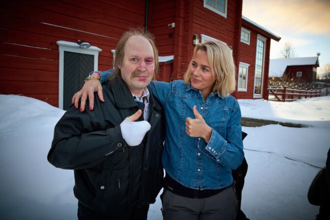 Henrik Dorsin och Josephine Bornebusch i "Stormen"
