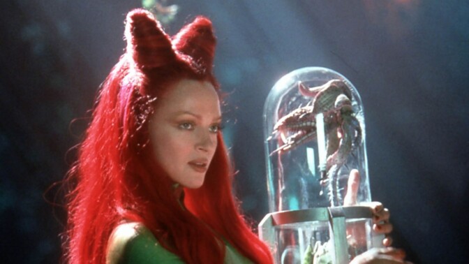 Uma Thurman som Poison Ivy i "Batman & Robin" från 1997. Hon kommer garanterat inte återvända som Ivy i serien.