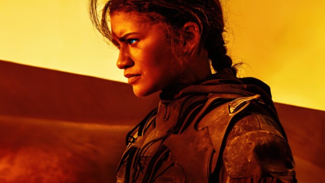 Zendaya som Chani i "Dune".